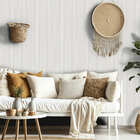 Papel De Parede Adesivo Madeira Lisa Cinza Claro Decoração 12