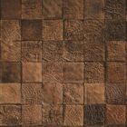 Papel De Parede Adesivo Madeira Marrom Quadrinhos 10mx50cm