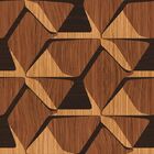 Papel De Parede Adesivo Madeira Marrom Rústica Abstrato 1mx50