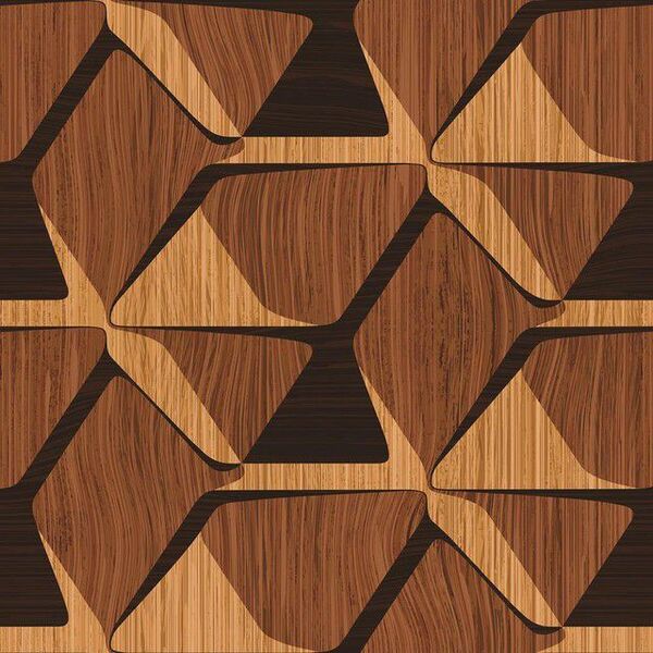 Papel De Parede Adesivo Madeira Marrom Rústica Abstrato 9mx50