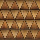 Papel De Parede Adesivo Madeira Marrom Triângulos Decorar 12m