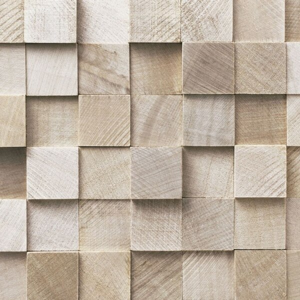 Papel De Parede Adesivo Madeira Mosaico 02 - 3,00m