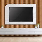 Papel De Parede Adesivo Madeira Ripada 2,0m