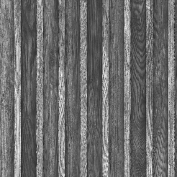 Papel De Parede Adesivo Madeira Ripada Acinzentada