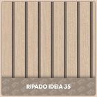 Papel De Parede Adesivo Madeira Ripada Clara Personalizado