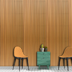 Papel De Parede Adesivo Madeira Ripado Claro Para Quarto Sala