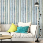 Papel De Parede Adesivo Madeira Ripas Coloridas Para Quartos