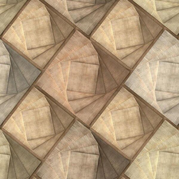 Papel De Parede Adesivo Madeira Rosado Quadrados Decorar 9mx5