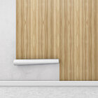 Papel De Parede Adesivo Madeira Rustica Bege Para Quartos E S