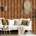 Papel De Parede Adesivo Madeira Rústica Dourada Tábua Lisa 2,