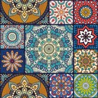 Papel De Parede Adesivo Mandala Colorido N015039 0,58x3,00m