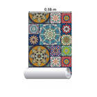 Papel De Parede Adesivo Mandala Colorido N015039 0,58x3,00m