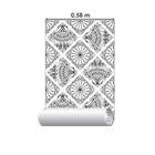 Papel De Parede Adesivo Mandala Colorir N015041 0,58x3,00m