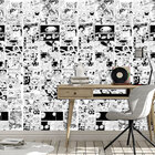 Papel De Parede Adesivo Mangá Anime Dragon Ball Z Goku Laváve