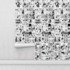 Papel De Parede Adesivo Mangá Anime Naruto Vs Sasuke Lavável