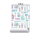 Papel De Parede Adesivo Maquiagem 355