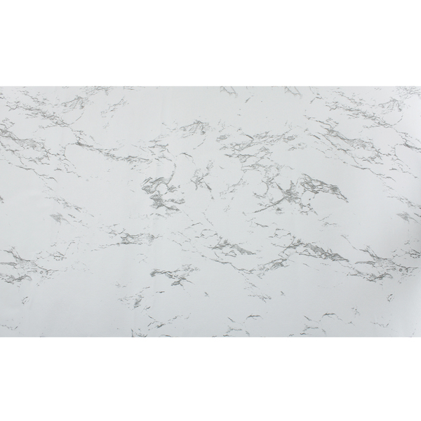 Papel de Parede Adesivo Mármore Branco Lavável 5mx45cm Envelo