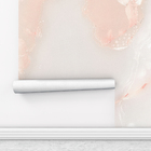 Papel De Parede Adesivo Mármore Rose Lavável Sala Lindo