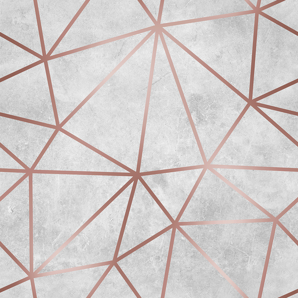 Papel De Parede Adesivo Marmorizado Cinza Claro Fio Rosé 3m