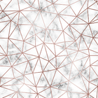 Papel De Parede Adesivo Marmorizado Geométrico Branco  9m