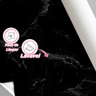 Papel De Parede Adesivo Marmorizado Preto Sala Cozinha 12m