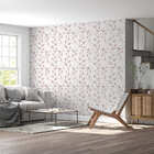 Papel De Parede Adesivo Marrom Minimalista Geométrico 2,80m