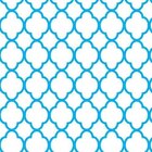 Papel De Parede Adesivo Marroquino Azul 0809187