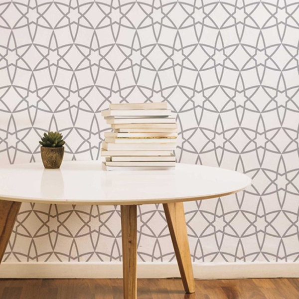 Papel De Parede Adesivo Marroquino Estrela N05264