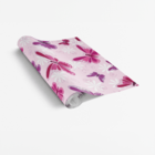 Papel De Parede Adesivo Menina Borboletas Pink E Roxa Quarto