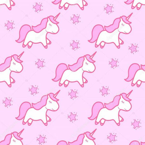 Papel De Parede Adesivo Menina Unicórnio Fundo Rosa Quarto 10