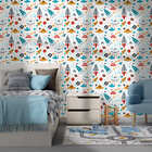 Papel De Parede Adesivo Menino Astronauta Espaço Quarto 6mx50