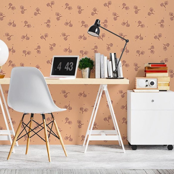 Papel De Parede Adesivo Minimalitsa Flores N06131