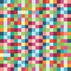 Papel De Parede Adesivo Mosaico Colorido 1518