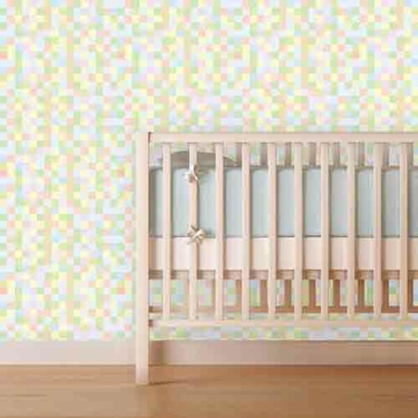 Papel De Parede Adesivo Mosaico Geométrico 010820