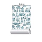Papel De Parede Adesivo Naútico Mar N012118
