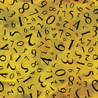 Papel De Parede Adesivo - Números - 020ppd