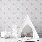 Papel De Parede Adesivo Nuvem, Lua Infantil N03128 R 0,48x2,5m