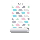 Papel De Parede Adesivo Nuvens Coloridas 293546576