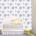 Papel De Parede Adesivo - Nuvens E Balões - 076ppb