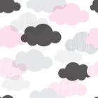 Papel De Parede Adesivo - Nuvens Rosas - 036ppb