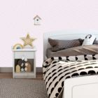 Papel De Parede Adesivo Ondas Rosa  Enxoval Quarto Bebê 3m