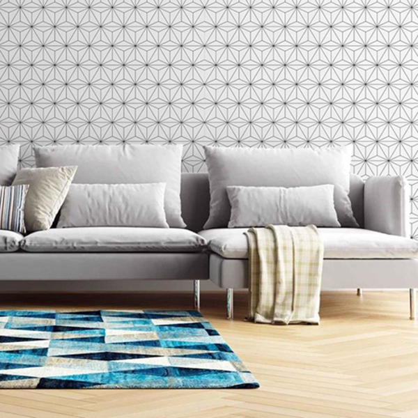 Papel De Parede Adesivo Padrão Geométrico N06134