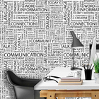 Papel De Parede Adesivo Palavras 0148