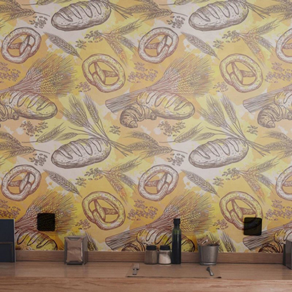 Papel De Parede Adesivo Pão Caseiro N03051