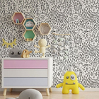 Papel De Parede Adesivo Para Colorir N013246