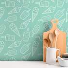 Papel De Parede Adesivo Para Cozinha Mod 195 60x300cm