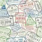 Papel De Parede Adesivo Passaporte Viagem N03070