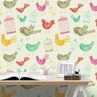 Papel De Parede Adesivo Pássaros 1024