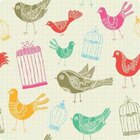 Papel De Parede Adesivo Pássaros 1024