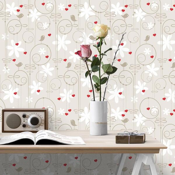 Papel De Parede Adesivo Pássaros 67208131 0,48x3,00m